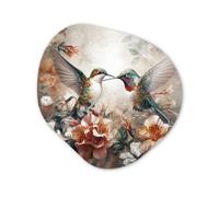 Muchowow Colibri Oiseaux Fleurs Nature - 40 x 40 cm