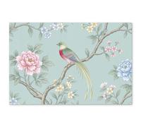 MuchoWow© Deco Jardin 180x120 cm Posters Décoratifs Extérieur Terrasse Mur Déco Appartement Affiche Exterieur Decoration Balcon Décoration Murale Oiseau - Fleurs - Coloré