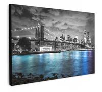 Muchowow New York Skyline Bleu - 150x100 cm