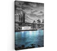 Muchowow New York Skyline Bleu - 20x20 cm