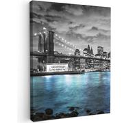 Muchowow New York Skyline Bleu - 60x80 cm