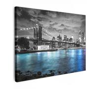Muchowow New York Skyline Bleu - 80x80 cm