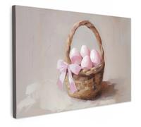 Muchowow Panier Oeufs Rose - 60x60 cm