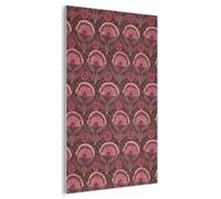 MuchoWow© Panneau Acoustique 80x120 cm decoratif Mural Acoustic Panels Feutre Murale Plaque isolante anti bruit Mur Panneaux Antiquités - Fleurs - Coloré