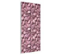 MuchoWow© Panneau Mural 100x200 cm decoratif Acoustique Wall Panel Feutre Plaque Tableau Panneaux Acoustiques Muraux Interieur Rose - Brillant - Pierres