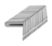 MUCKLILY 20 Pièces Équerre à Fente en Acier Inoxydable, Équerre D’Angle de L, Argenté, 48mm X 48mm, Connecteur de Meubles pour Étagères en Bois et Tables, Assemblage de Meubles et Projets