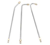 MUCKLILY 3 Pièces Lance Télescopique avec Buse Haute Pression en Acier Inoxydable pour Nettoyeur Haute Pression, pour Camping, Nettoyage de Gouttières et Climatiseurs