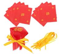 MUCKLILY 30 Pièces Housse en Tissu pour Bocal à Vin Rouge, Couvercle | Lavable, Finition Soignée, pour Jarres D’alcool, Style Unique