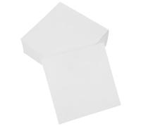 MUCKLILY 400 Pièces Bloc de Notes Cube Blanc, Papier Non Collant, Pages | Feuilles Mémo Vierges, Écriture Fluide, Format Compact, pour École et Étude