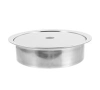 MUCKLILY Diffuseur de Chaleur en Acier Inoxydable Argenté pour Plaque à Induction, Anneau Adaptateur Robuste et Large Applicabilité, pour Table de Cuisson Barbecue Coréen