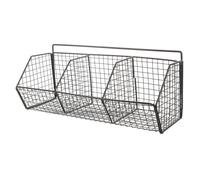 MUCKLILY Étagère De Cuisine Murale En Métal Rangement Mural Pour Épices Et Éponge Organisateur Pour Cuisine Et Débarras 36.00 X 15.00 X 11.00 Cm