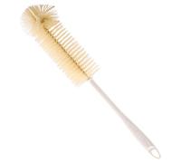 MUCKLILY Goupillon à Long Manche en Nylon, Brosse de Nettoyage pour Biberons et Verres, 2 Pièces, pour Bouteilles et Tasses