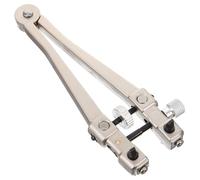 MUCKLILY Ouvre-Boîtier de Montre V en Acier Argenté Compact pour Ouverture de Fond de Montre, Outil Multifonctionnel pour Réparation et Réglage de Bracelets
