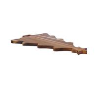 MUCKLILY Planche à Découper Décorative de Noël en Bois Sapin, Précise | Bords Lisses sans Bavure, Assemblage sans Colle, pour Pique-niques et Fête, Plateau Festif D'arbre