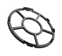 MUCKLILY Support à Wok Stabilise les Casseroles et Poêles pour Cuisinière à Gaz en Fonte Noire Résistant la Chaleur Plus Petites Cuisine