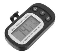 MUCKLILY Thermomètre Électronique Intérieur Cuisine avec Enregistrement Automatique Température, Crochet Suspendu et Aimant, Précision Élevée pour Congélateur et Réfrigérateur