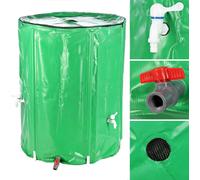 Mucola 750L Tonneau de pluie pliable Réservoir d'eau de pluie Citerne Tonneau Vert