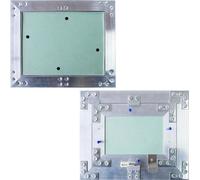 Mucola Trappe de visite Porte de révision Trappe d'inspection Placoplâtre Porte de maintenance Aluminium Insert GK - 50x60 cm