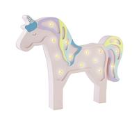 Mud Pie Veilleuse licorne en bois