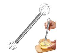 Muddler - Outil de mixeur professionnel, mélangeur à crème à double tête | Un mélangeur pratique au design en acier inoxydable pour la cuisine et le mélange maison pour les salades,