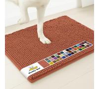 Muddy Mat® Shown on TV Tapis chenille en chenille super absorbant pour pieds boueux, antidérapant, lavable en machine, à séchage rapide, lavable en machine, pour l'intérieur et