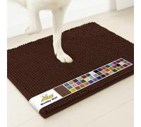 Muddy Mat® | Super Absorbent Door Mat Indoor, Microfiber Quick Dry Chenille Entryway Rug, Non-Slip Front Door Mat, Indoor Mats for Entryway, Machine Washable Pet Rug, Brown 24"x36"