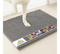 Muddy Mat® | Tapis d’entrée super absorbant pour intérieur, tapis d’entrée en microfibre à séchage rapide en chenille, tapis antidérapant pour devant de porte, tapis d’intérieur pour entrée, tapis