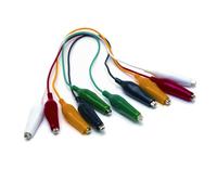 Mueller Electric BU-00286 Set de cordons de mesure Raccordement par serrage noir, vert, rouge, blanc, jaune 1 set