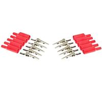 Mueller Electric BU-P2240-2 Pince crocodile rouge Longueur: 54.61 mm 1 set