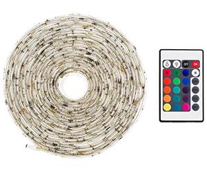Müller-Licht 400092 bande de LED RVB avec télécommande, plastique, 24 Watts, blanc, 21 x 2 x 22,5 cm