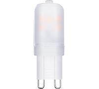 Müller-Licht Culot à broches LED haute tension G9, lumière blanche chaude (2700 K) pour une ambiance chaleureuse, 2,3 W remplace 21 W, 200 lm, intensité non variable, durée de vie de 25 000 heures