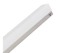 MÜLLER-LICHT Lotis Sensor Switch Tone Plafonnier LED mural et plafonnier Idéal comme lampe miroir dans la salle de bain, 3 niveaux de couleurs changeantes : 3000 K/4500 K/6500 K, Chromé/gris., 60 cm