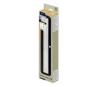 Müller-Licht Mobina Lampe d'orientation à 30 LED avec capteur - 30 cm de longueur - Blanc neutre 4000 K - 2 W - Rechargeable par USB - Autocollant - Noir