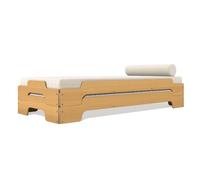 Müller Möbelwerkstätten Couchette empilable Classique - hêtre nature, verni - 100 x 200 cm