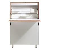 Secrétaire murale avec bord de bouleaux Flatmate WxHxD 71.7x114x12.2cm