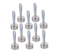 MUELODSIC 10 Pièces Bouchons INOX pour Gourde Verre Couvercles Isolants Argentés Bouchon Gourde pour Bouteille Eau Portable Sport et Voyage Capuchon Bouteille Eau Verre