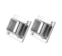 MUELODSIC 2pièces Support Tringle Acier Inoxydable pour Penderie et Étagère Fixation Murale Robuste Anti-Rouille pour Dressing Salle de Bain et Boutique