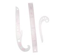 MUELODSIC 3pièces Règle Courbe Française Pour Couture Outil De Mesure Et Gabarit Pour Création De Patrons De Vêtements Et Projets