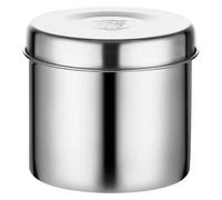 MUELODSIC Boite Ronde en Acier Inoxydable 550ml Couvercle pour Échantillons | Récipient Hermétique, Cantine de Stockage, Conteneurs de Stockage Inoxydable, Argenté, Usage Scolaire