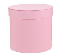 MUELODSIC Boîte Ronde Mini Coffret Élégant et Polyvalent pour Bouquet de Fleurs en Papier Rose Maintien Forme, pour Mariages et Événements