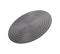 MUELODSIC Diffuseur de Chaleur pour Gazinière 24 Cm Épaisseur 4 Mm Acier Inoxydable Adaptation Induction Cuisson Homogène Plateau Décongélation Poignée Ergonomique la Cuisine Domestique