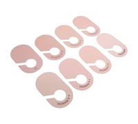 MUELODSIC Lot de 8 Séparateurs en Papier Rose pour Armoire Bébé 1-24 Mois Organisateur de Vêtements Unisexe Étiquettes Mensuelles pour Rangement Chambre Garçon et Filles Séparateurs pour