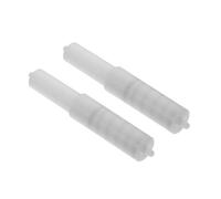MUELODSIC Porte Rouleau Papier Toilette Lot de 2 Ressort Rétractable en Plastique Design Simple pour Accessoires de Salle de Bain, pour Toilettes Familiales