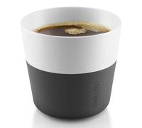 Mug 230 ml, set de 2 pc, avec couvercle en silicone, noir de carbone, Eva Solo