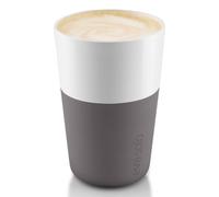 Mug 360 ml, set de 2 pc, avec couvercle en silicone, gris, Eva Solo