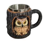 Mug 3D 325 ml, tasses d'arbre à trou d'animaux pour Halloween, tasses réutilisables pour la maison anniversaire fête détente loisirs collection