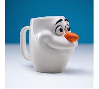 Paladone – Gros mug Olaf – blanc, sourire et nez carotte – La Reine des Neiges 2