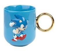 Grupo Erik - Mug Sonic 3D The Hedgehog - Céramique 350 ml - Doré - Sous licence officielle