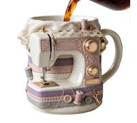 Mug à café en céramique de 330 ml sur le thème de la machine | Chope à thé, machine pour cuisine, maison, table, salon, intérieur, thé, lait, femme, homme