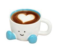 Mug À Café Mignon Accessoires de Boisson Charmants pour la Cuisine et la | Tasse à Thé Originale avec pour Femmes, Hommes, , Bureau, Collègues et Bleu